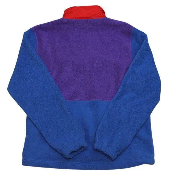 Stoic Color block Snap Neck Fleece Pullover Jacket Mens L STM051 - Picture 6 of 14